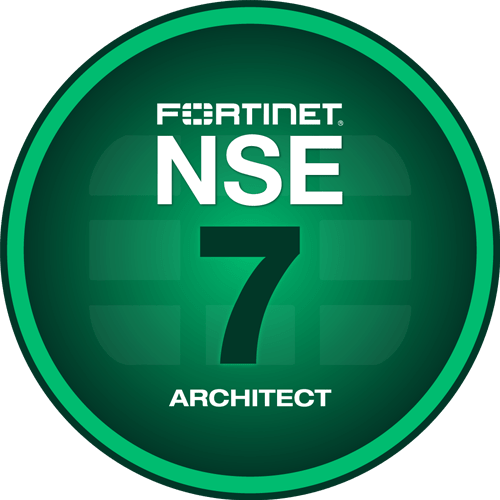 7 FORTINET NSE Architects